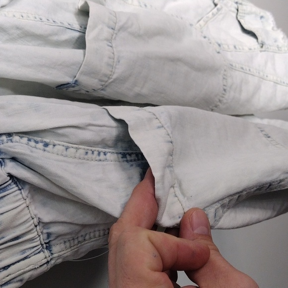 NWOT We The Free Whitewash Denim Romper Size Extra Small - Picture 13 of 17